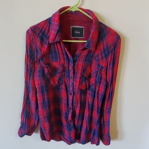 Rails Red and Blue super soft Flannel